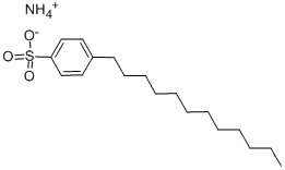Molecular Structure of 1331-61-9 (ammonium dodecylbenzenesulphonate)